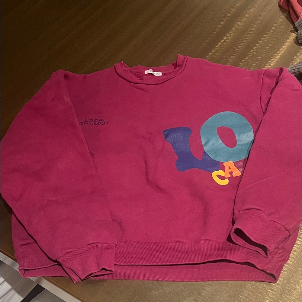 Madhappy Burgundy Crewneck Sweater